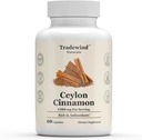Ceylon Cinnamon 1200mg - Pure Ceylon Cinnamon - Vegan - Non OGM - Supporto Cuore e Salute Cognitiva - Ricco di Antiossidanti - 60 capsule vegetali - Made in the USA