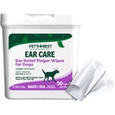 I migliori tergicristalli per cavi, pulizia dell'orecchio per cani, sooths & Deodorizes, 50 salviette monouso per cani