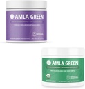 Amla Powder & Green Tea Superfood Supplemento, Antiossidante Supporto, Realizzato con Elderberries (90 Serve) & Ovoci indiani (30 Serve), Organico, Vegan