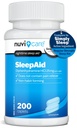 Nighttime Sleep Aid with Diphenhydramine HCl 25 mg - Non Habit Forming Pills sonno di resistenza regolare per gli adulti - Non contiene dolore Reliever - OTC Sleep Aids per gli adulti (200 Caplets)