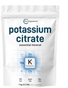 Polvere di citrato di potassio di origine statunitense, 1 KG (35 oncia) | Integratore di elettroliti di idratazione essenziale | Supporta l'equilibrio minerale, cuore, giunto e salute immunitaria | Amichevole vegano