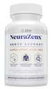 Zen Nutrients NeuraZenX Nerve Support & Peripheral Neuropathy Support Supplemento con acido lipoico alfa 1200mg (ALA), Benfotiamine, L-carnitina e curcuma