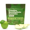 Creatina Gummies 5g Monoidrato + Taurina & B12 - Senza zucchero, Vegan, senza glutine - Mela verde - 120 Conte (30 Serve) per resistenza, energia e messa a fuoco
