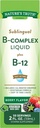 Verità Sublingual B Complex Liquid Plus B-12 Natural Berry Flavor Liquid - 2 oz, Confezione da 2
