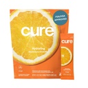 Cure Hydrating Electrolyte Mix | Polvere per il sollievo dalla disidratazione | FSA & HSA eleggibile | Realizzata con acqua di cocco | Non Aggiunto Zucchero | Vegan | Paleo Friendly | Pouch of 14 Packets - Arancione