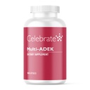 Celebrare le vitamine Multi ADEK, Iron Free – Daily Bariatric Multivitamin, High Level of Vitamins A, D, E, K & B12 per i pazienti con chirurgia a commutazione Duodenal (180 capsule)