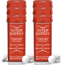 Viter Energy Caffeine Mints (120 Pezzi) - 40mg Caffeina, Sugar Free, Vegan, B Vitamins Complex, Integratore di energia Pillole di caffeina (cinnamone, 6 Pack)
