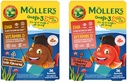 MÖLLER'S | Omega 3 capsule per bambini | Pesce naturale Omega 3 con DHA e EPA | Facile da cucire, senza glutine, lattosio e zucchero | Confezione di 72 | Flavore Cola & fragola