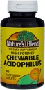 Acidophilus Chewable Raspberry Flavor - 100 compresse, Confezione da 3