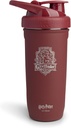 Smartshake rinforza in acciaio inox Harry Potter Gryffindor Shaker Bottiglia (900 ML /30oz) | Light Weight Resistance Sports Shaker Bottiglia con un morbido coperchio | Leakproof, BPA Free & DEHP Free