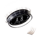 Lashify Amplify 8 millimetri Gossamer Estensioni della ciglia ricarica, colore delle ceneri, fai da te False Lashes per un look naturale