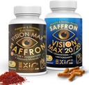 Integratori di vitamine dell'occhio EXIR, Set di 2 - Supporta Retina Maculare, 120 capsule