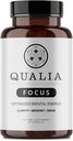 Qualia Focus Brain Booster Supplemento | Un potente nootropic Progettato per fornire energia mentale, allerta, concentrazione e memoria | con Ginkgo Biloba, L-teanina Plus | 1 mese di fornitura