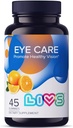 LIVS Eye Care, Lutein e Zeaxanthin, 45 Gummie arancio
