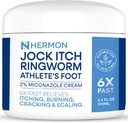 Jock Itch Antifungal Crema, Trattamento di Anello per l'Uomo, Trattamento di Psoriasi, Trattamento di Scala di Psoriasi, Crema di Anello per l'Uomo, Piede e Balm Corpo, Fornisce Soothing Relief-100g