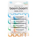 BoomBoom Nasal Stick | Vapor Flow Technology | Cool Refreshing Sensation | Natural Mood Boost | Simple Ingredients | Oli essenziali + Menthol Inhaler (Mint, Wintermint, Tropical, Spearmint)