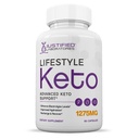 Lifestyle Keto Pills 1275MG Nuova e migliore formula contiene Aceto di sidro di mele Extra Vergine di Oliva Polvere di olio di oliva verde Tea Leaf 60 capsule