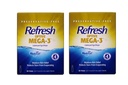 Refresh Optive Mega-3 gocce dell'occhio lubrificante, 30 Single-Use (Pack of 2)