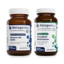 Metagenics Bundle - D3 5000 & PhytoMulti Senza Ferro - 120 Softgels di D3 5000 per Supporto Immune, Salute Bone &amp; Salute Del Cuore - 120 Compresse di PhytoMulti Senza Ferro per Salute & Aging Complessiva