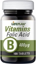 Lifeplan Folic Acid 400Mcg 100 compresse