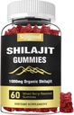 Shilajit Gummies con 85+ Trace Minerals Supplement, Shilajit for Men & Women - 60 Mixed Berry Flavored Gummies