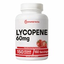 Integratore di licopene per gli uomini 60 mg, 150 capsule, polvere di estratto di pomodoro naturale per pelle, cuore e supporto immunitario, 100% Veg Lycopene Complex, non OGM e Gluten Free Carotenoid supplemento