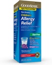GoodSense Medicina dell'allergia dei bambini, 24 ore Loratadine Soluzione orale 5 mg/5 mL, Dye-Free, Antistamina non-Drowsy, Uva Flavor, Età 2 e Anziana, 8 oz