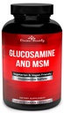 Divino Bounty Glucosamine Sulfate Supplemento (2000mg per Serving) con MSM - 240 Piccole capsule vegetariane - No Shellfish o Additivi harmful