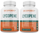 2 bottiglie Lycopene 50mg 180 Totale capsule
