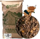 New Country Organics | Cattle Feed for Dairy Cattle | Soy-Free & Corn-Free | 16% Protein | Certificato Organico e Non OGM | 40 lbs
