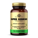 Solgar Super Ginkgo, 120 capsule vegetali - Full Potency (FP) - Antiossidante & Nervous System Support - Salute del cervello - Non OGM, Vegan, Gluten Free, Dairy Free, Kosher - 120 Servings