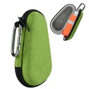 Beautyflier Asthma Inhaler Travel Case, Portatile Zipper Carry Case per Inhaler con Clip-On Carabiner, EVA Travel Handy Protective Holder per Adulti e Bambini, Inhaler Non incluso (4IN, Verde)