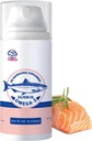 Olio di pesce di salmone selvatico per cani di piccola taglia & gatti -3X Omega 3 Skin & Coat Support - Integratore alimentare emulsionato concentrato per gli animali - EPA naturale + DHA acidi grassi per la funzione congiunta, Immune & Heart Health