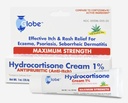 Globe Hydrocortisone Crema di massima resistenza 1% w/ Aloe, Crema anti-Itch per la Redità, Gonfiore, Itching, Rash & Dermatiti, Bug/Mosquito Bites, Eczema, Emorroidi & More