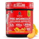 Six Star Pre-Workout Explosion, Peach Mango (30 Serve) - Integratore pre-allenamento della polvere per uomini e donne - Pre Workout Drink Mix con Creatine & Beta Alanine - Prodotti per la nutrizione sportiva