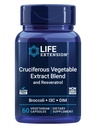 Estensione di vita Cruciferous Estratto di verdure & Resveratrolo, Broccoli, Cabbage, resveratrolo, Supporta la protezione cellulare, senza glutine, Non OGM, Vegetariano, 60 capsule