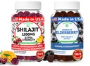 Lunakai USA Made Shilajit & Elderberry Gummies Bundle – Energy and Immune Support – Non OGM & Delicious