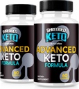 (2 Pack) Pillole di Keto triturate, capsule di perdita di peso di Keto Premium, tutto integratore naturale Keto per sostenere gli obiettivi di fitness e corpo, recensioni ufficiali di ShreddedKeto (120 capsule)