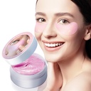 Rose Eye Mask-60 PCS- Sotto Eye Patches Maschera per il trattamento degli occhi per i cerchi scuri Puffy Eyes Borse per gli occhi Fine Lines Antirughe con acido ialuronico