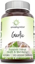 Incredibile India Aglio 500 mg 120 capsule vegetali Supplemento | Non OGM | Senza glutine