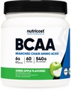 Nutricost BCAA Polvere 2:1:1:1 (Mela verde, 60 Serve)