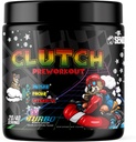Sender Brand Clutch Turbo - High-Stim Pre-Workout Powerhouse con Beta Alanine, Taurine, Nitrosigine, Tyrosine, Caffeina, Bitter Orange, e Alpha Yohimbine per allenamenti intensi