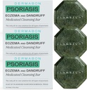Dermabon 2% Carbon Tar Psoriasis Body Wash & Eczema Bar Soap (3 Pack) | Controllo e Allevia Psoriasi, Eczema, Dermatite e Dandruff | Lavaggio del corpo della Tar coal ingrediente attivo