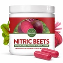 TruWild Tutta la polvere di radice di barbabietola naturale, Booster di ossido nitrico, 1000mg, integratore di capsule superfood Vegan, Supporti di estratto di barbabietola Salute generale, Performance & Stamina, 30 Serve