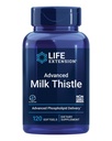 Estensione della vita Advanced Milk Thistle, Liver Health Supplement, Liver Detox, Cell Division, silymarin, silybin, biodisponibile, Gluten Free, Non-OGM, 120 softgels