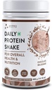 Daily Protein Shake 118 kcal Calorie, 25 Vitamina -Serving -40- per Men & Women Chocolate Milk Shake Flavor per 400Gm