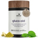 AKSHAR Ayurveda Gluco Supporto Supplemento con Gymnema, Bitter Melon, Turmeric & More, Supporta livelli sani (60 capsule)