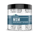 Elementi terrestri Methylsulfonylmethane (MSM) 200 capsule, non OGM, berretti facili da portare
