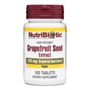 NutriBiotic – Grapefruit Seed Extract Tablets 125mg, 100 Count | Premium Grade GSE con Bioflavonoids | Potente Immune & Assistenza sanitaria globale | Facile da ingoiare | Vegan, Gluten Free, Non OGM