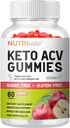 Keto ACV Gummies Advanced Weight Loss & Rapid Belly Fat Burn - Gluten senza zucchero Gratuito Super Apple Sider Diet Supplemento per le donne degli uomini (1200MG)